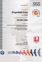 ISO 9001 Management Quality Label - SGS Systems & Services Certification (Belgium)